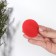 Washing brush, silicone, on suction cup, d = 5.5 cm, color mix