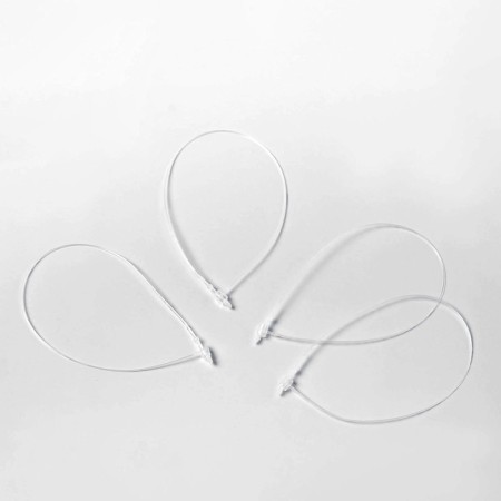 Plastic screed l = 18, the color is transparent (set 1000 pcs.)-1
