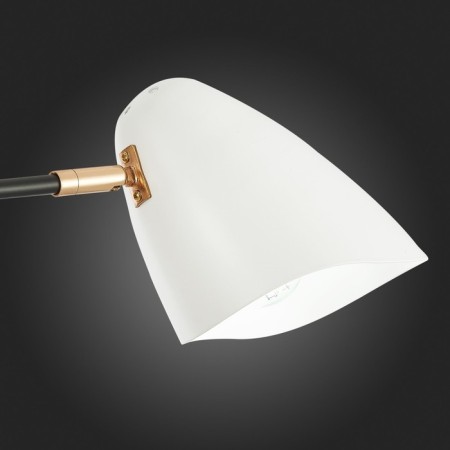 Ceiling EVOLUCE lamp. Sle103602-05. Satta. 5x40 watts, E14, 77x77x36.5 cm, black color, gold-10