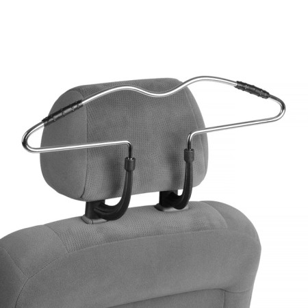 Shoulders with fastening on the headrest, chrome