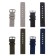 Solomon watch strap, 24 mm, textiles, L-22 cm, black