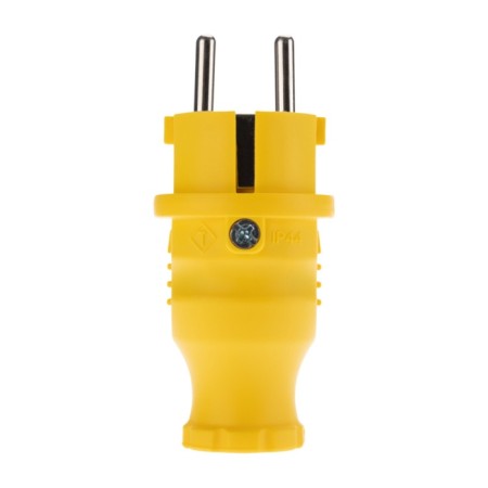The fork is direct moisture -proof, C/s, 16A. IP44, yellow rubber rubber-3