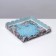 Box for confectionery with PVC cover "New Year", 21 x 21x 3 cm, new year
