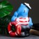 Piggy bank "Hippo - sailor" 17x17x29cm