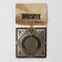 Key keychain, metallic, talisman "Sergey" Latun, 3 x 3.5 x 2.5 cm