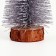 New Year's decor "Fir tree in silver color with sparkles" 8 × 8 × 15 cm
