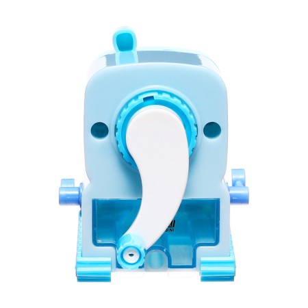 Mechanical sharpener with container, blue robot-5