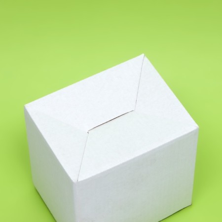 Box under a mug, without a window, white 12 x 9.5 x 12 cm-4