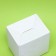 Box under a mug, without a window, white 12 x 9.5 x 12 cm