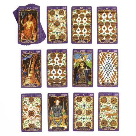 Tarot "Visconti-Sorde", 78 cards (6x11 cm), bag (12x19 cm), Roam, 16+-3