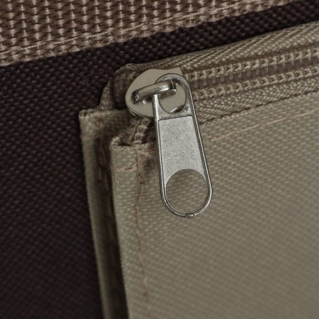 Folder for drawings and drawings A2, 640 x 450 x 30 mm, with handles, textile, estado, with pocket, brown/beige-4