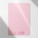 Pendant "Joy" nail polish, black pink color in silver, 40 cm