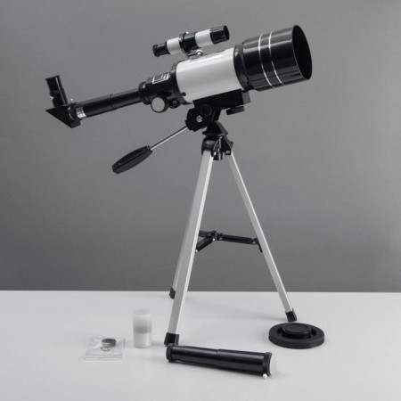 Telescope desktop 150 multiple increase, white-black case, F30070M,