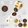 New Year sticker paper "Time of miracles!" D = 2.5 cm 252 pcs in roll