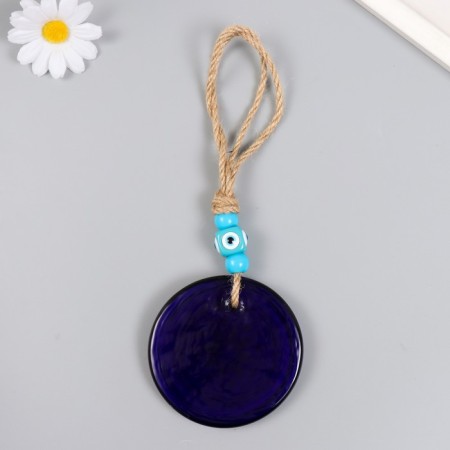 Suspension from the evil eye "Mehendi Flower" 9x1.5x13 cm-2