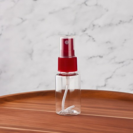 Storage set, in a case, 6 objects, transparent/burgundy color-3