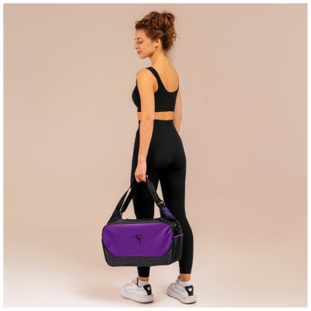 Sports bag for yoga Sangh, 48 × 25 × 18 cm, purple color-10