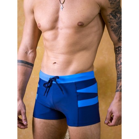 Male bathing panties Alohamare, size 50, dark blue color, blue