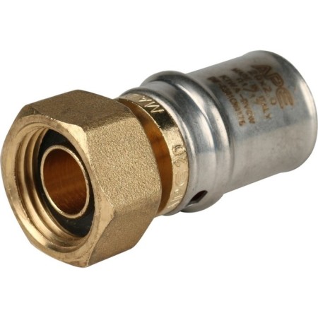 Stout SFP-0016-001220, 1/2 "x 20 mm, with a pitch nut, brass