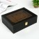 Casket Wood for watches 10 departments "Black matte" 8x26x20 cm