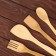 A set of kitchen utensils "Bamboo", 4 items, on a stand