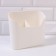 Organizer for storage "Tenderness", hinged, 2 sections, with an adhesive base, 16.7 × 6.9 cm, white color