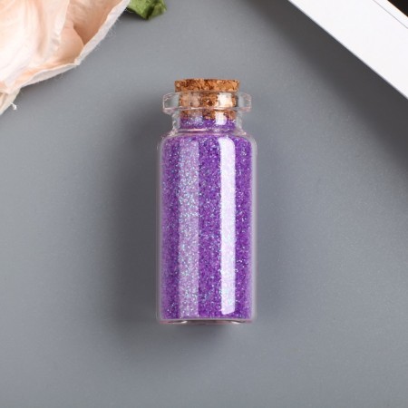 Glitter in a jar with a cork "Bright flakes" (set 6 pcs) mix 7 gr = 1 bout. 13x5 cm-1