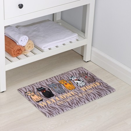 Bath and toilet rug “cats”, 40 × 60 cm-1