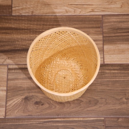 Wicker basket, from bamboo 22x22x25 cm-6