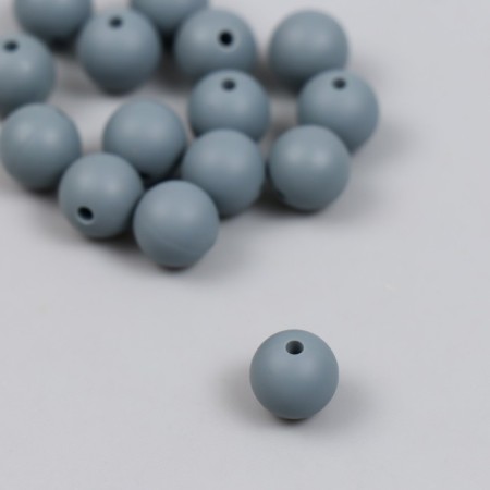 Busina silicone "Round" dark gray d = 0.9 cm