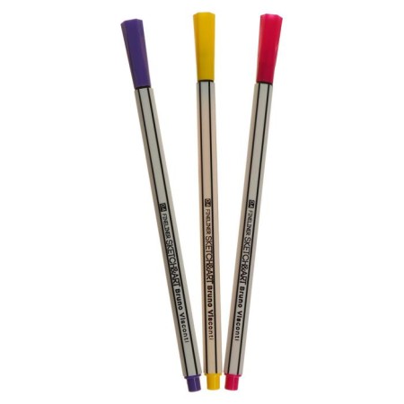 A set of capillary pens 12 colors BASIC, node 0.4 mm, in PVC pocket-1