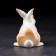 Souvenir "Decorative Rabbit", 9x9x10 cm, handmade, porcelain