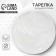 Ceramic plate "Fern", 25.5 cm, white color