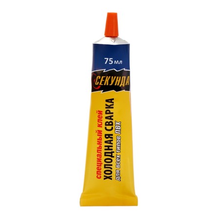 Cold welding "second" for linoleum and all types of PVC, transparent, 75 ml-5