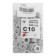 Puck tundra krep, flat, din125, galvanized, M10, 1 kg