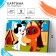 Picture on numbers for children, 20x30 cm, kitten wow