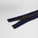 Metal zipper, No. 4, non-proceeding, automatic lock, 14 cm, dark blue color/antique