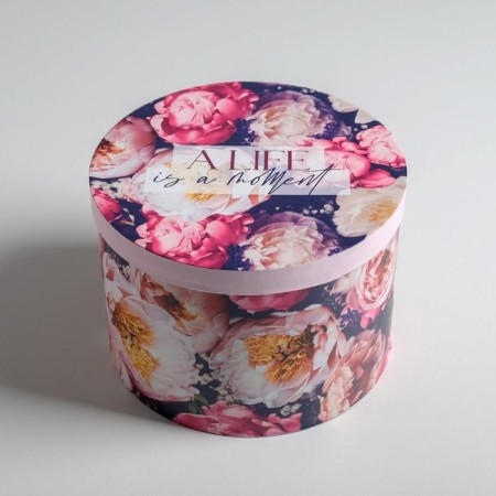 A set of boxes 3 in 1, gift packaging, “Flowers”, 18 x 18 x 13–25 x 25 x 15 cm-6