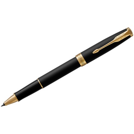 Parker Sonnet Core T528 Matte Black GT F 0.5 mm, brass body, black ink (1931518)