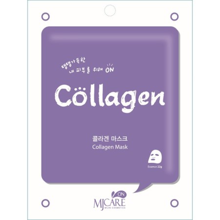 Fabric face mask On Collagen Mask with a collagen 22 g