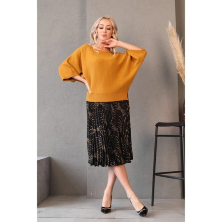 Female jumper, size 42, mustard color-7