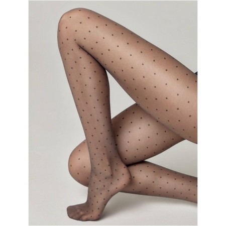 Women's tights Fantasy Dots, Size 4, Grafit color-4
