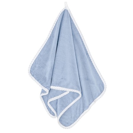 A set of towels "Glamor", size 25x65 cm, 37x75 cm, blue color-2