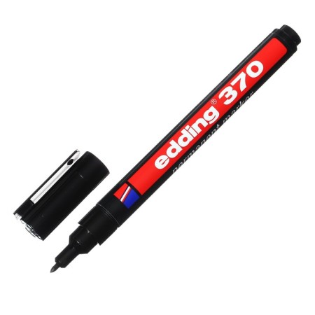 Permanent marker Edding E-370/1 (undersigned), 1.0 mm, black-2