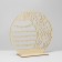 Steam for jewelry "Moon", plywood, beige color