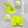 Erichkrause "Neon Solid" book, with a multiplication table, yellow