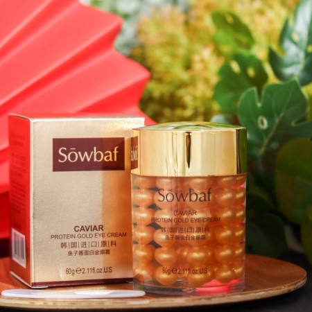 Nourishing eye cream with gold, against swelling and wrinkles, 60 g-2