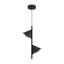 Suspended lamp Freya FR6141PL-L14B ETRO, 270X150X1650 mm, LED, 14W, 400LM, 3000K, black color black