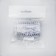 A set of rings for curtains in the bathroom, plastic, 12 pcs, the color is transparent