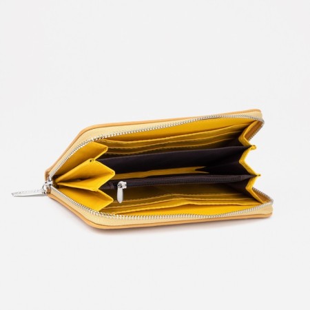 Women's wallet with lightning, yellow color-2